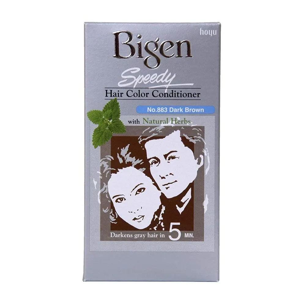Bigen Speedy Hair Color Conditioner 883 Dark Brown 80G