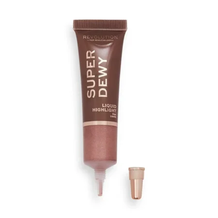 Revolution Super Dewy Liquid Highlight Illuminator Pink Lights 15Ml
