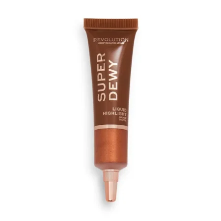 Revolution Super Dewy Liquid Highlight Illuminator Bronze Truffle 15Ml