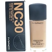 Mac Face Studio Water Weight Foundation Spf30 Nc30 30Ml