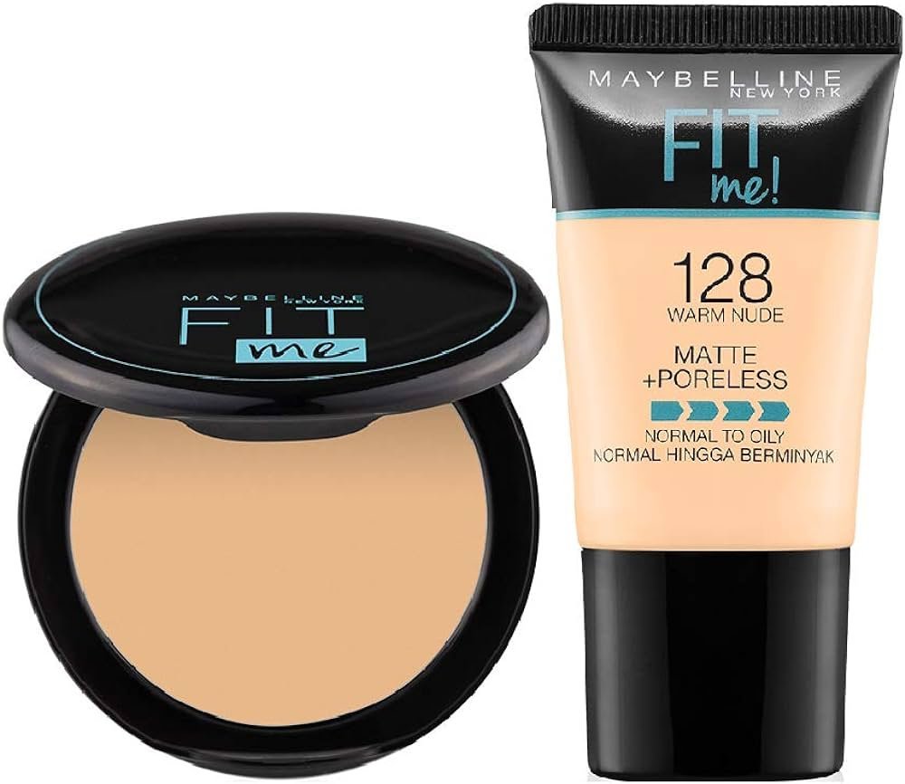 Maybelline New York Fit Me Base Essentials Kit Liquid Foundation + Compact 18Ml+8G