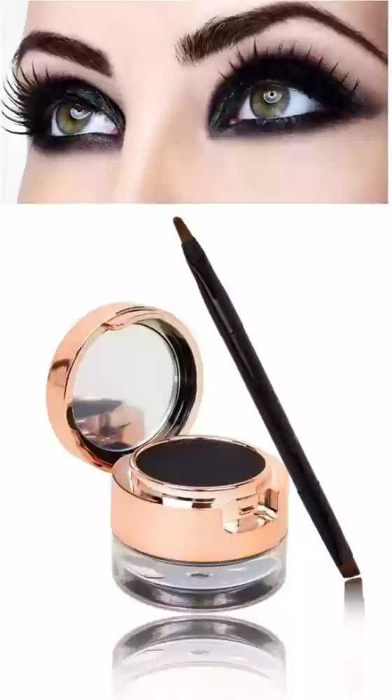Cutie Beauty Professional Make-Up Gel Kajal & Eyeliner Cake 2 In 1