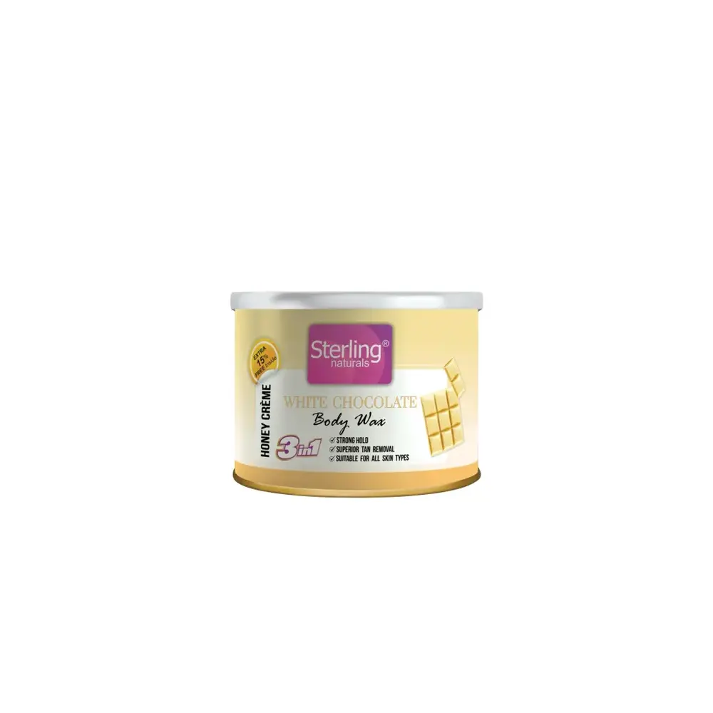 Sterling Naturals Chocolate 3 In 1 Body Wax Honey Creme 200G
