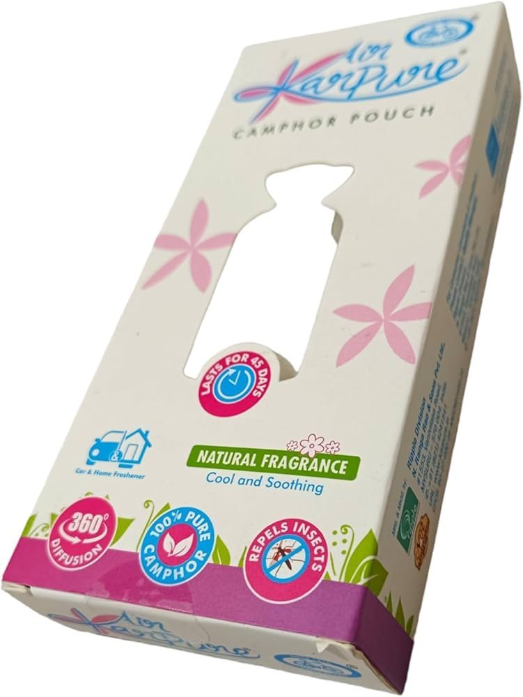 Air Karpure Camphor Pouch Natural Fragrance Cool &Amp; Soothing 60Gm