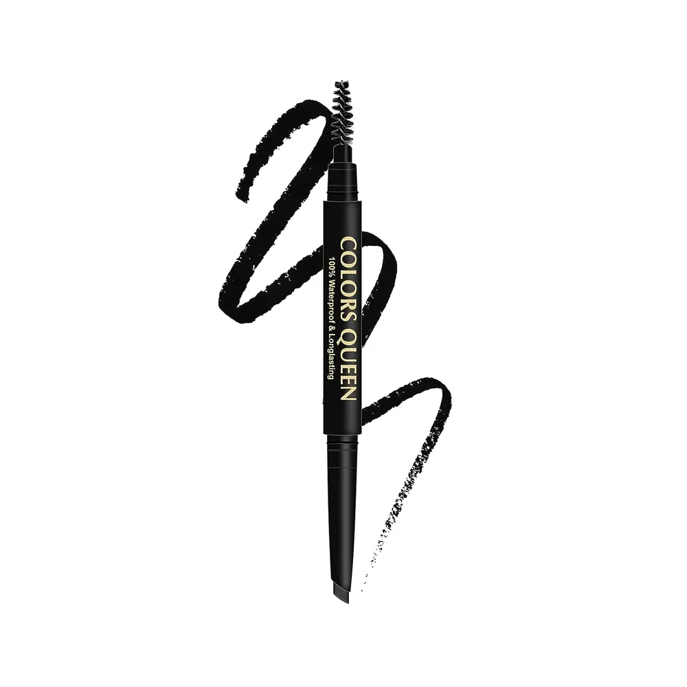 Colors Queen Easy Brow Professional Eyebrow Pencil Black-01