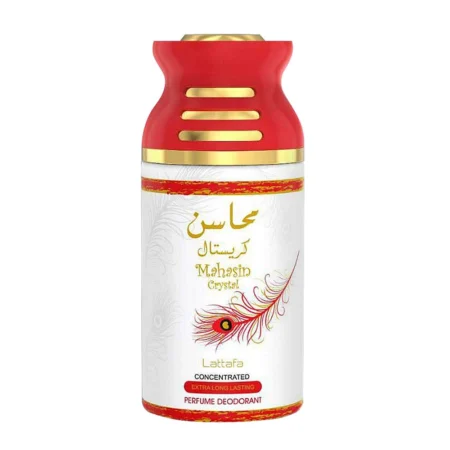 Lattafa Mahasin Crystal Concentrated Extra Long Lasting Perfumed Spray 250Ml