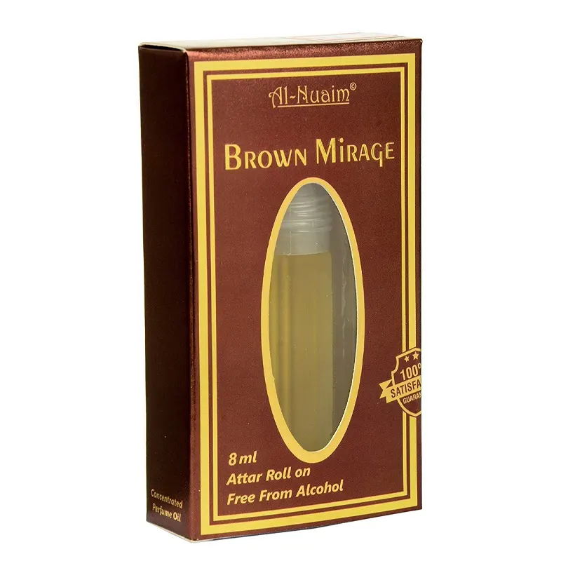 Al-Nuaim Brown Mirage Attar Roll On 8Ml