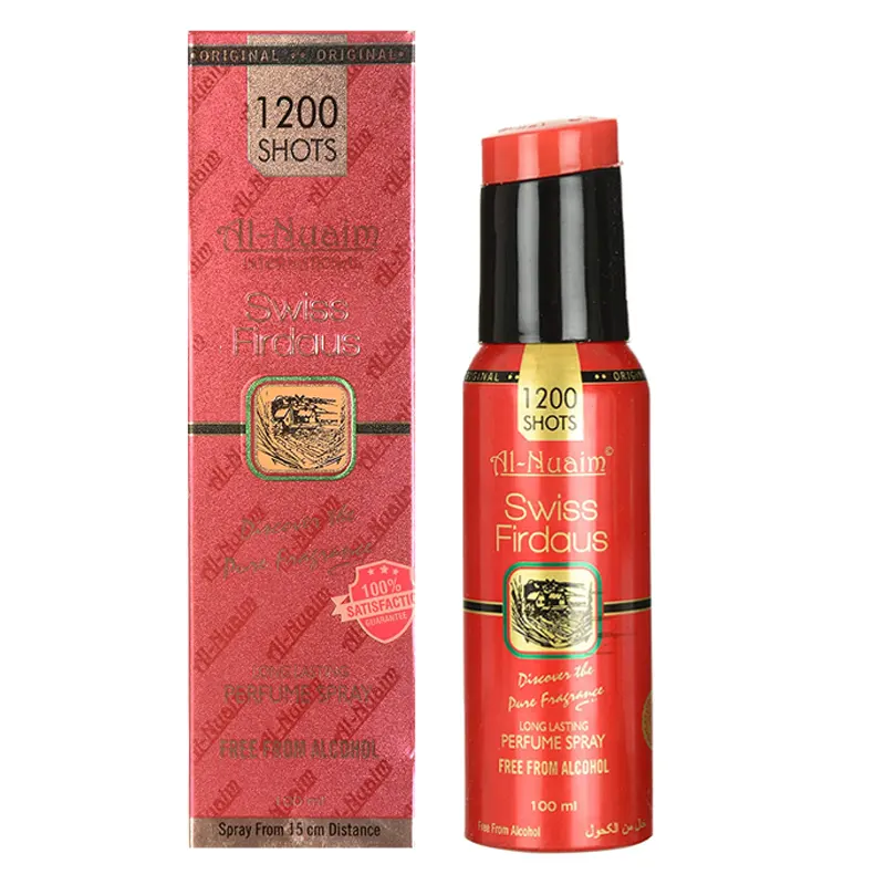 Al-Nuaim Swiss Firdaus Long Lasting Attar Spray 100Ml