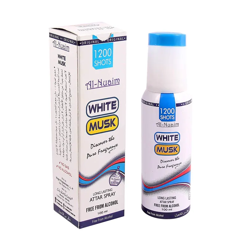 Al-Nuaim White Musk Long Lasting Attar Spray 100Ml