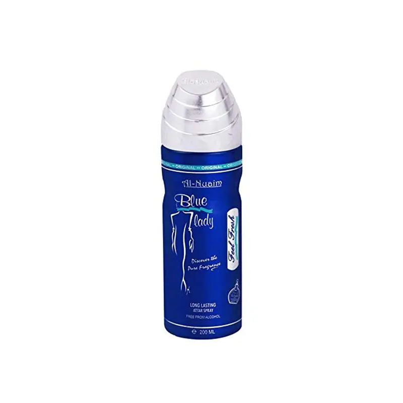 Al-Nuaim Blue Lady Long Lasting Attar Spray 200 Ml