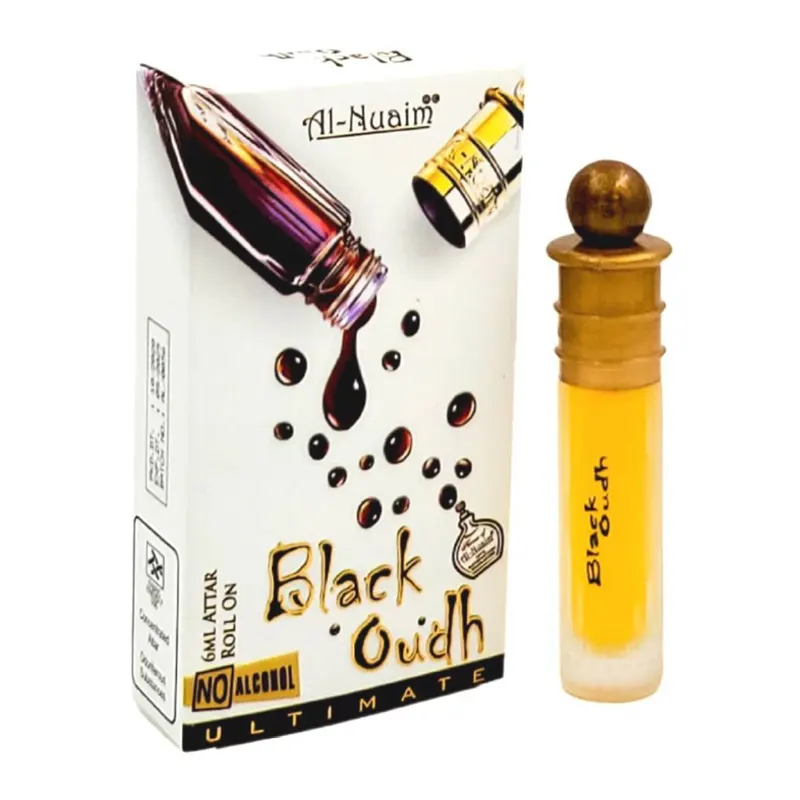 Al-Nuaim Black Oudh Attar Roll-On 6Ml