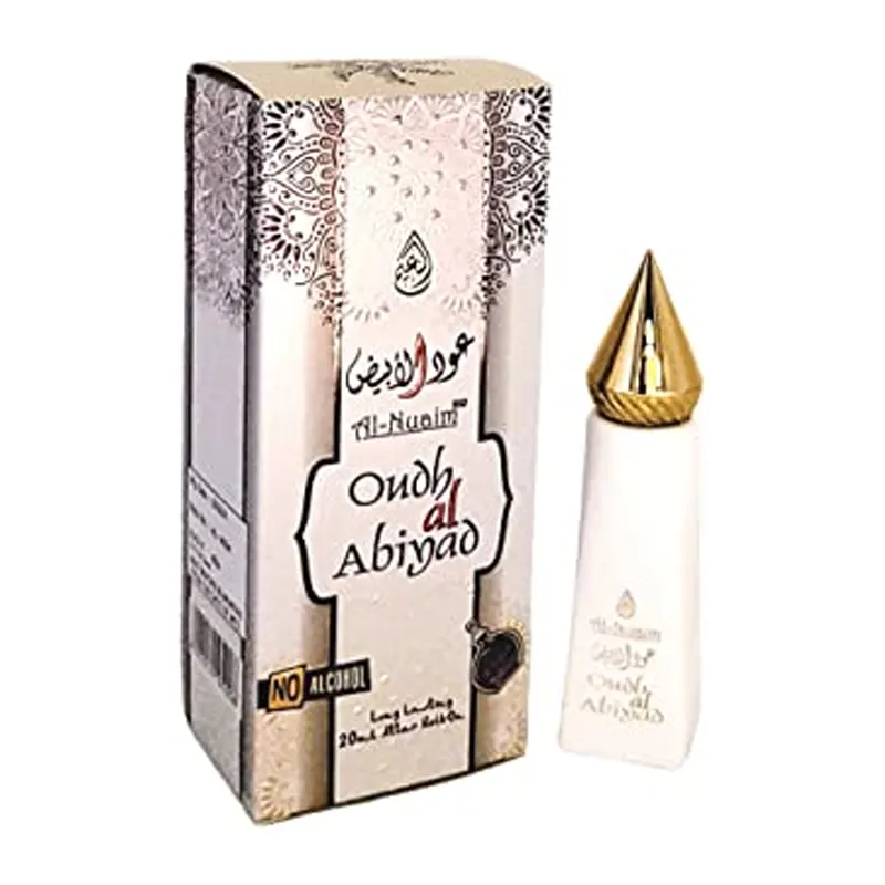 Al-Nuaim Oudh Al Abiyad Long Lasting Attar Rollon 20 Ml