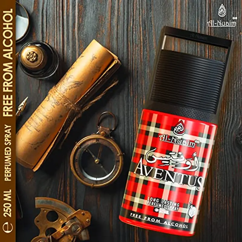 Al-Nuaim Aventus Long Lasting Perfumed Spary 250 Ml Free From Alcohol