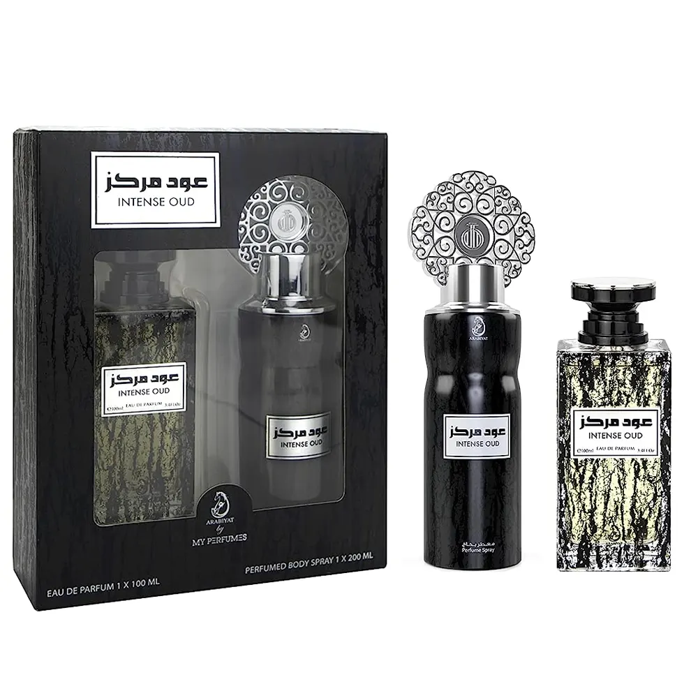 Arabiyat By My Perfumes Intense Oud Giftset Eau De Parfum 100Ml + Perfume Spray 200Ml