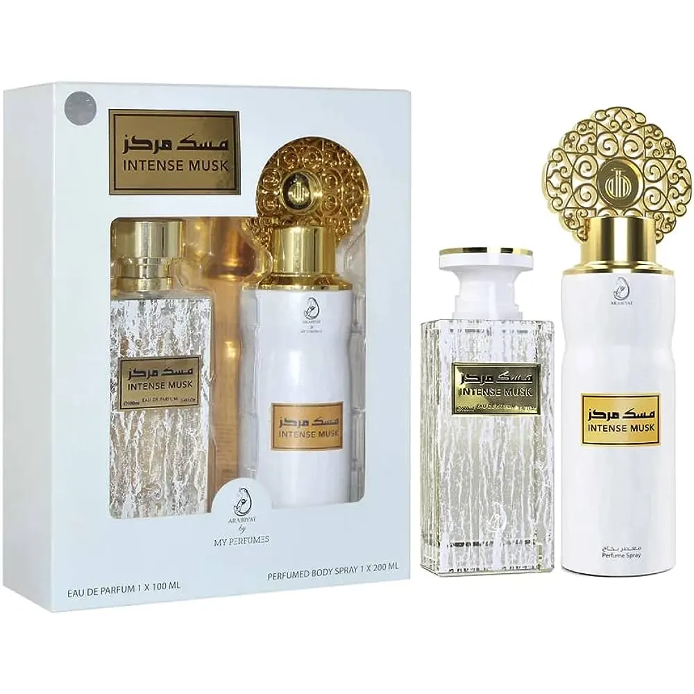 Arabiyat By My Perfumes Intense Musk Giftset Eau De Parfum 100Ml + Perfume Spray 200Ml