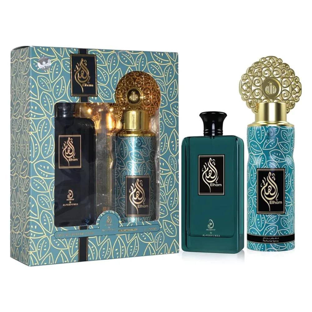Arabiyat By My Perfumes Elham Giftset Eau De Parfum 100Ml + Perfume Spray 200Ml