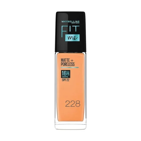 Maybelline New York Fit Me 228 Foundation Matte + Poreless 16H Oil Control Spf22 30Ml