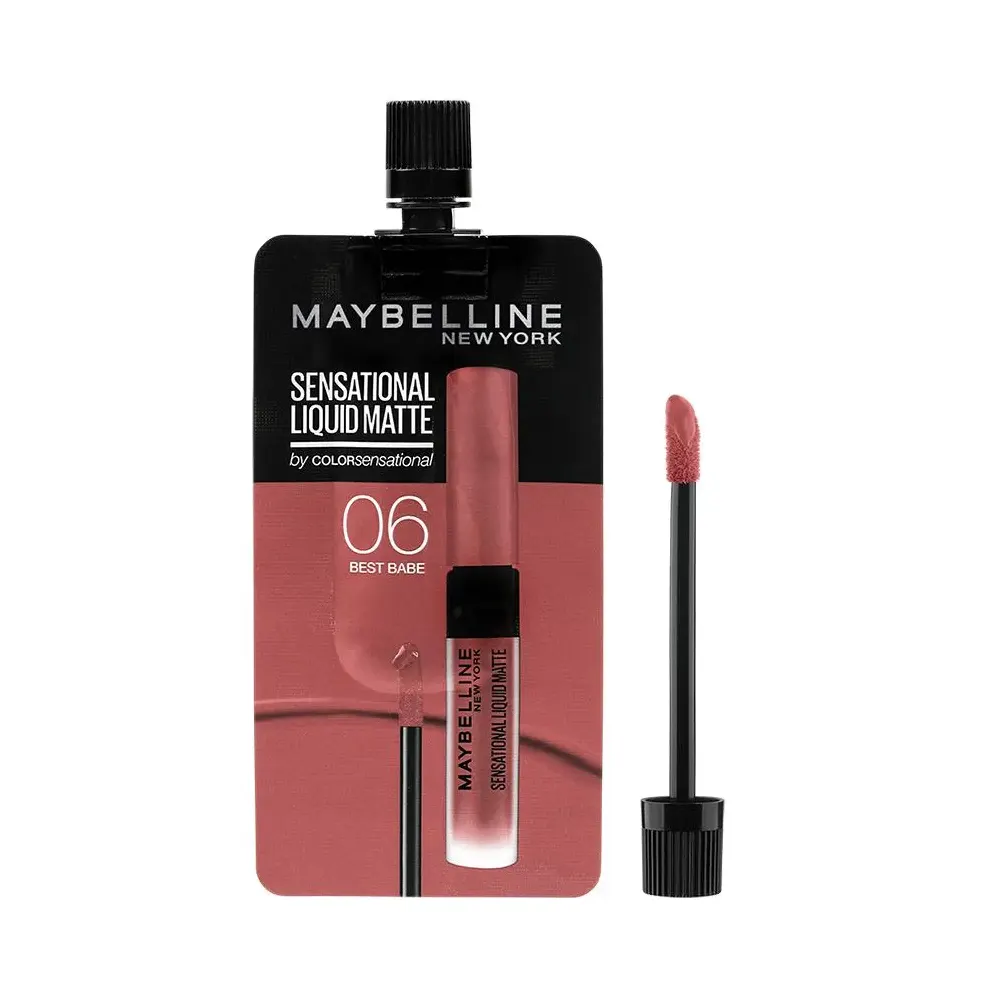 Maybelline New York Sensational Liquid Matte By Color Sensational 06 Best Babe 2Ml