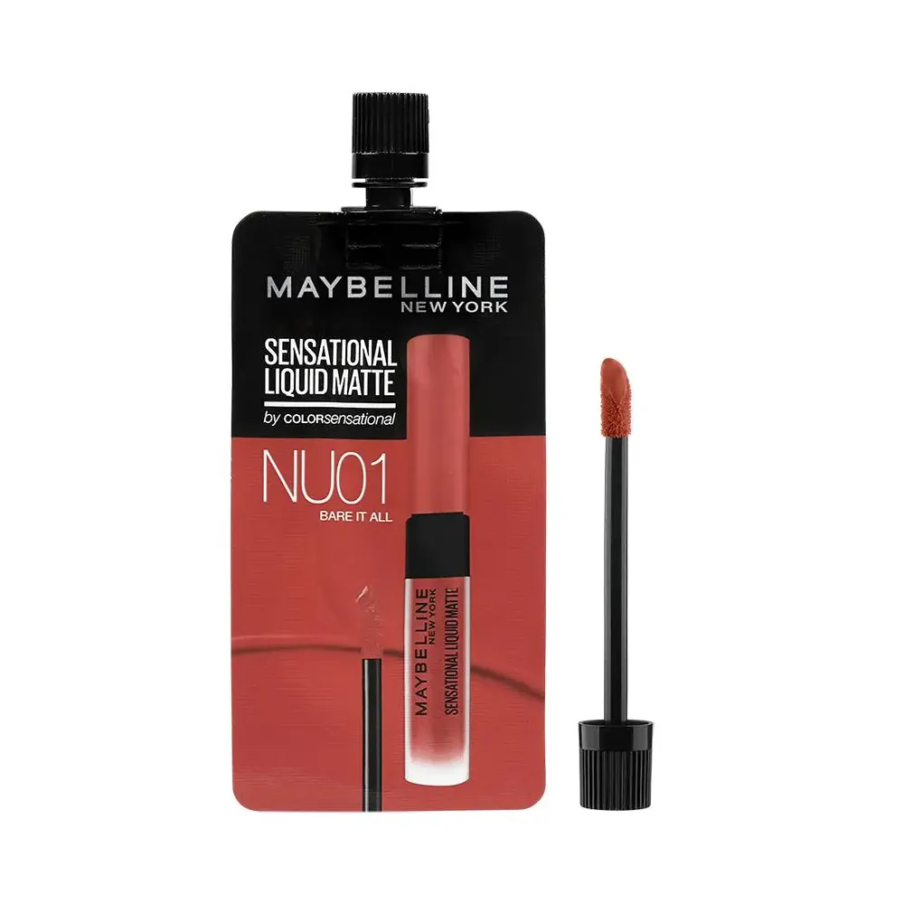 Maybelline New York Sensational Liquid Matte By Color Sensational Nu01 Bare It All 2Ml