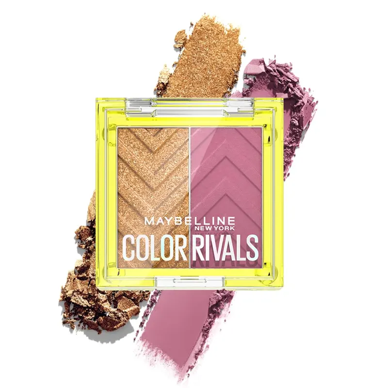 Maybelline New York Color Rivals Shadow Duo Pallette Assertive X Coy 3G