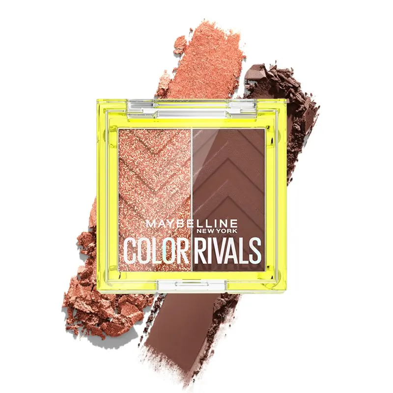 Maybelline New York Color Rivals Shadow Duo Pallette Spicy X Suave 3G