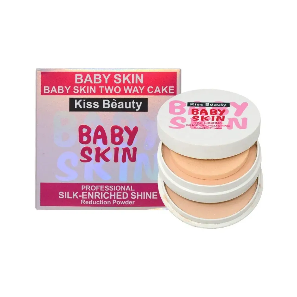 Kiss Beauty Baby Skin Silk-Enriched Shine Reduction Powder 2 20G