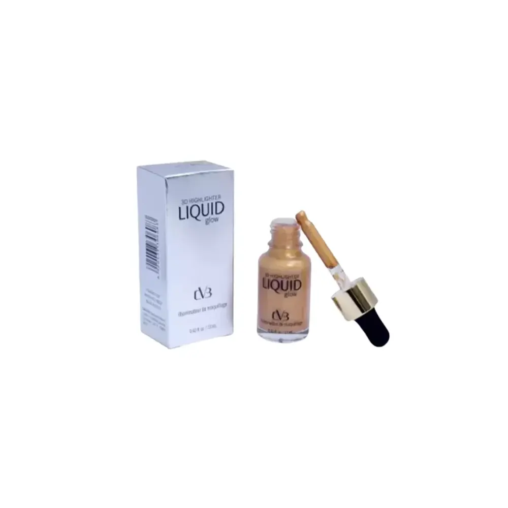 Cvb 3D Highlighter Liquid Glow Gold 01 13Ml