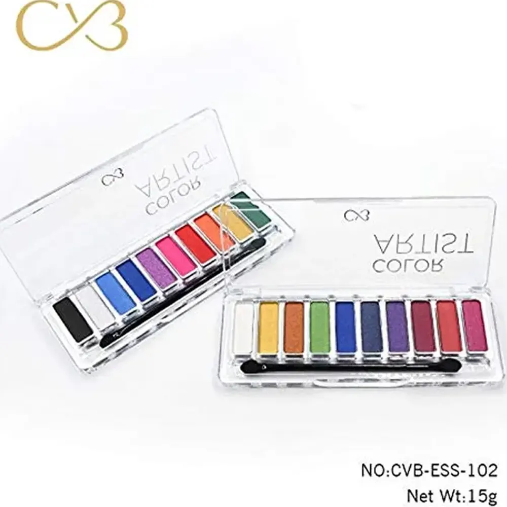 Cvb Color Artist 10 Colors Eye Shadow