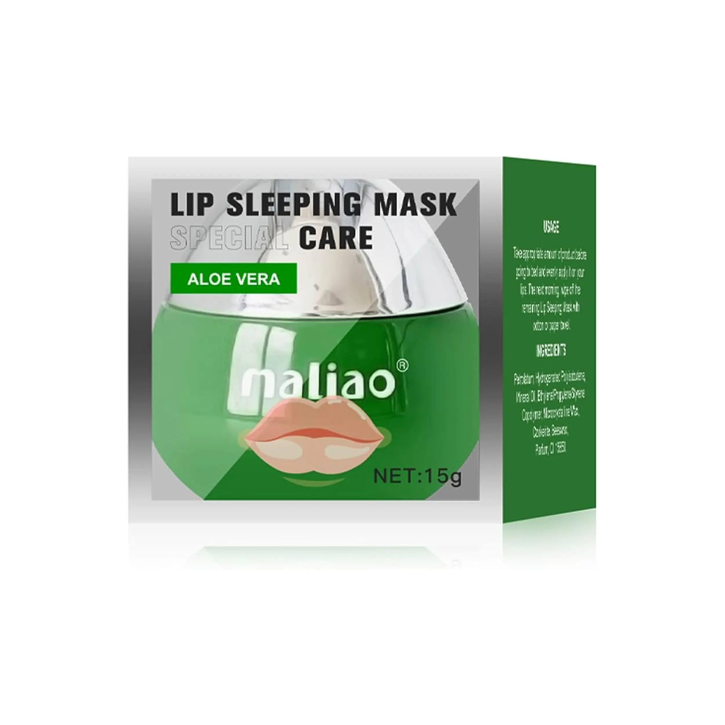 Maliao Lip Sleeping Mask Special Care Aloe Vera 15G