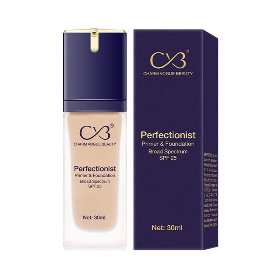 Cvb Perfectionist Primer And Foundation Broad Spectrum Spf 25 01 White Ivory 30Ml