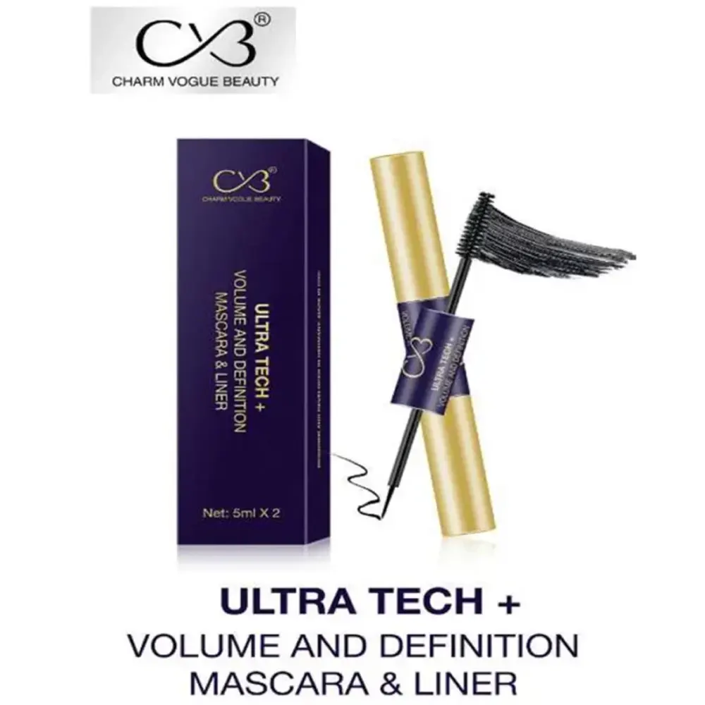 Cvb Ultra Tech Volume And Defination Mascara And Liner 2*5Ml