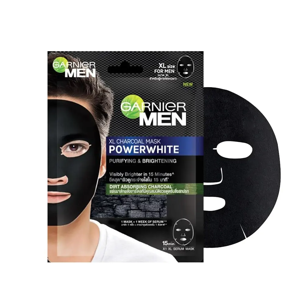 Garnier Men Xl Charcoal Mask Power White 28G