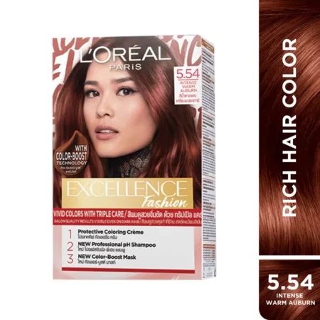 Loreal Paris Excellence Fashion 5.54 Intense Warm Auburn 172Ml