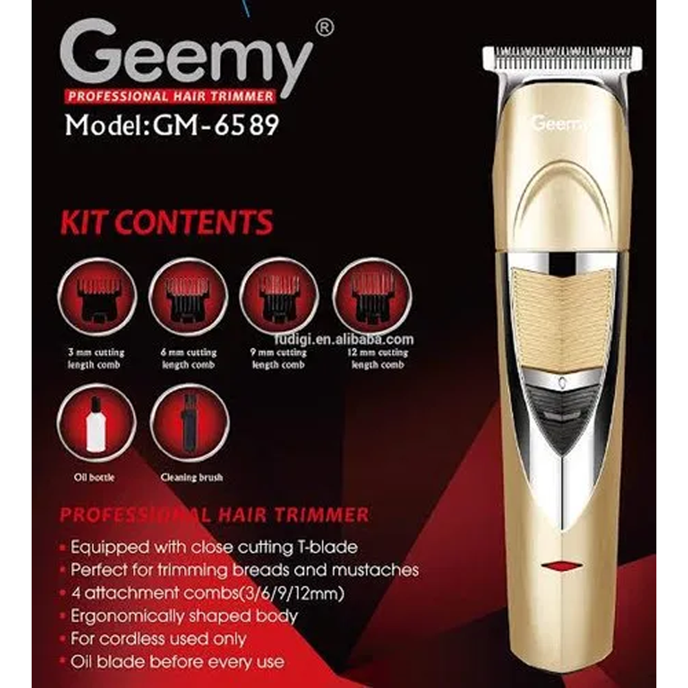 Geemy Professional Hair Trimmer Model:Gm - 6589