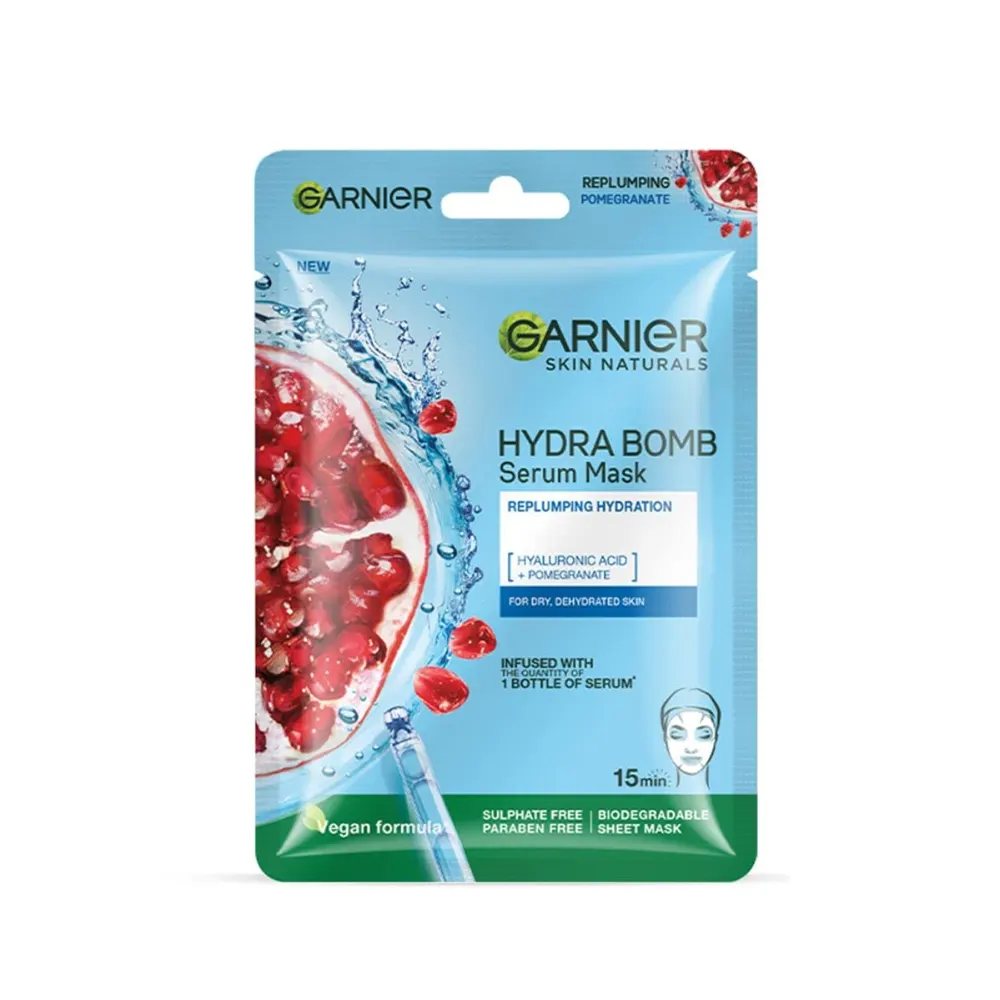 Garnier Skin Naturals Serum Mask Hydra Bomb Super Hydrating Replumping Tissue Mask 32G