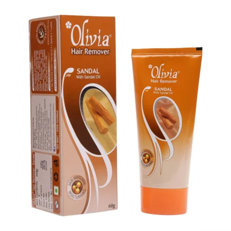 Olivia Skin Soothing Hair Removal Cream With Sandalwood Oil 30G+6G