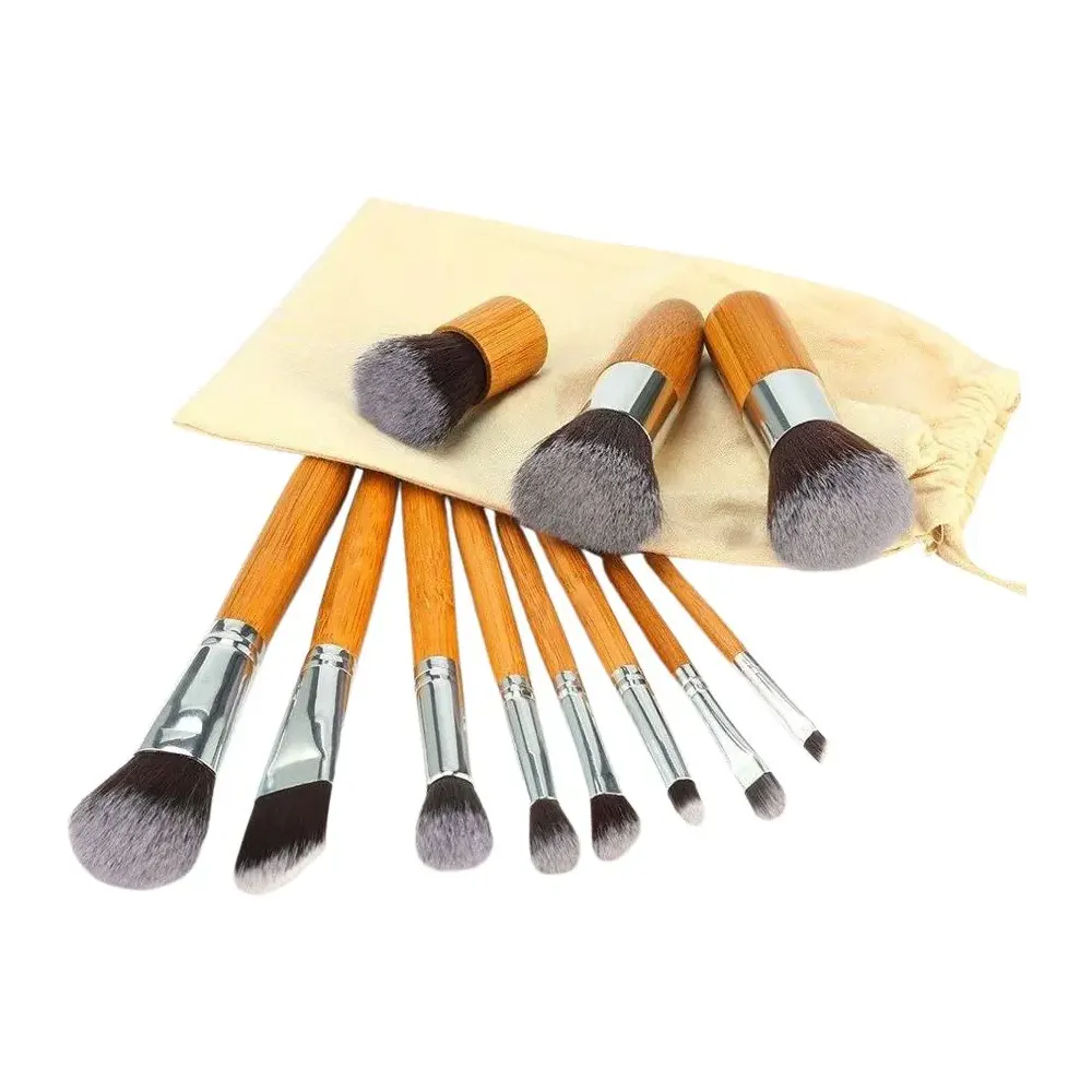 Bronson Professional Bamboo Makeup Brush Set 11N