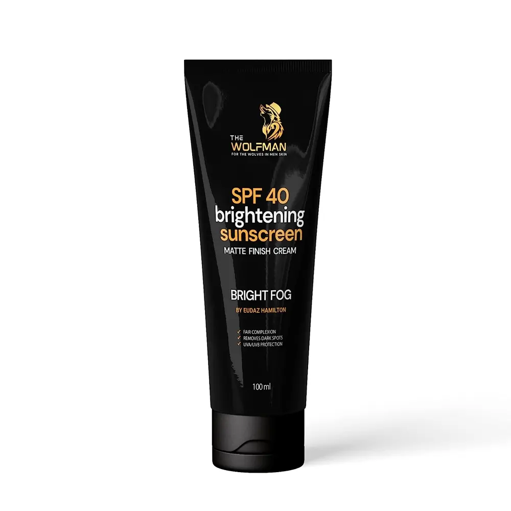 The Wolfman Spf 40 Brightening Sunscreen Matte Finish