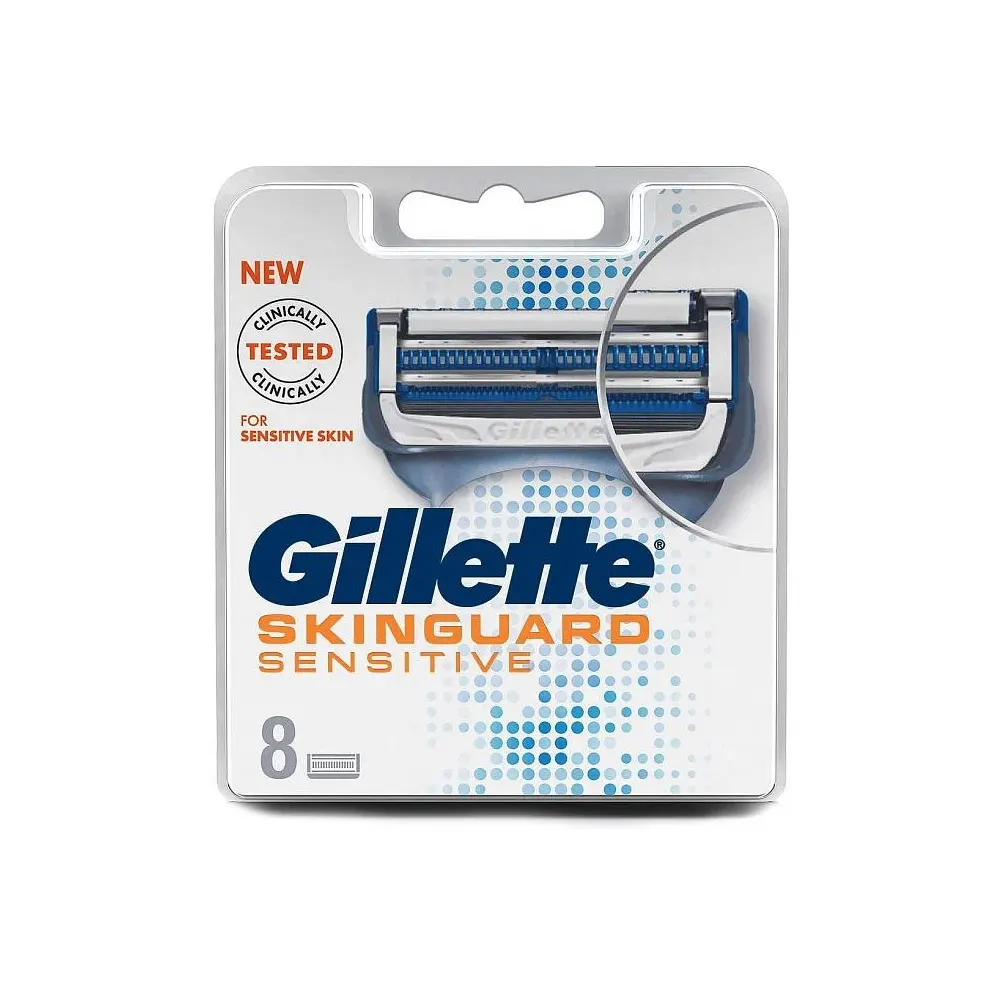 Gillette Skinguard Sensetive For Sensitive Skin Cartridges 8N