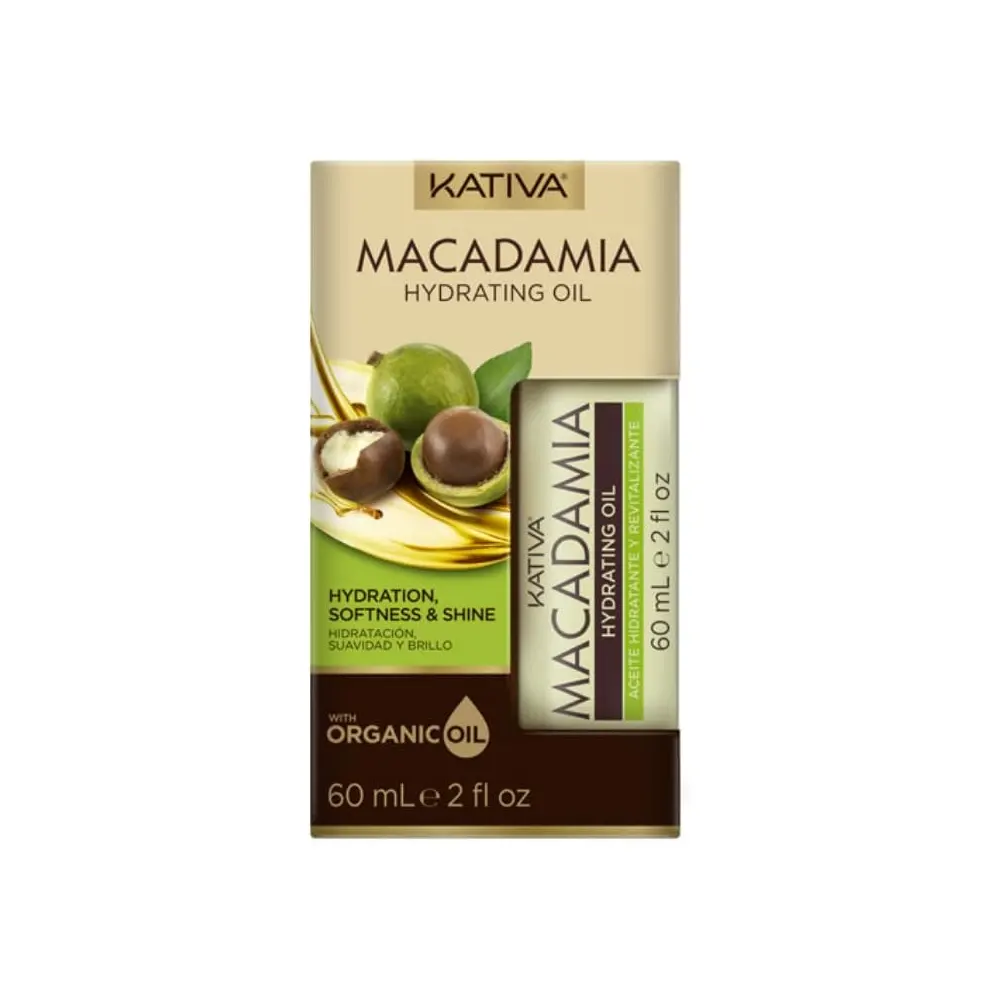 Kativa Macadamia Hydrating Oil Hydration Softness & Shine 60Ml