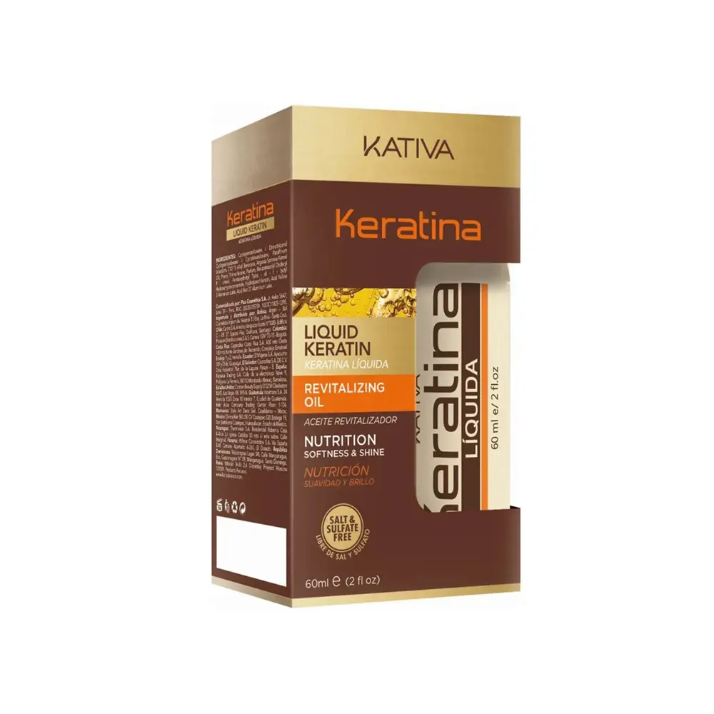 Kativa Keratina Liquid Keratin Nutrition Softness & Shine 60Ml