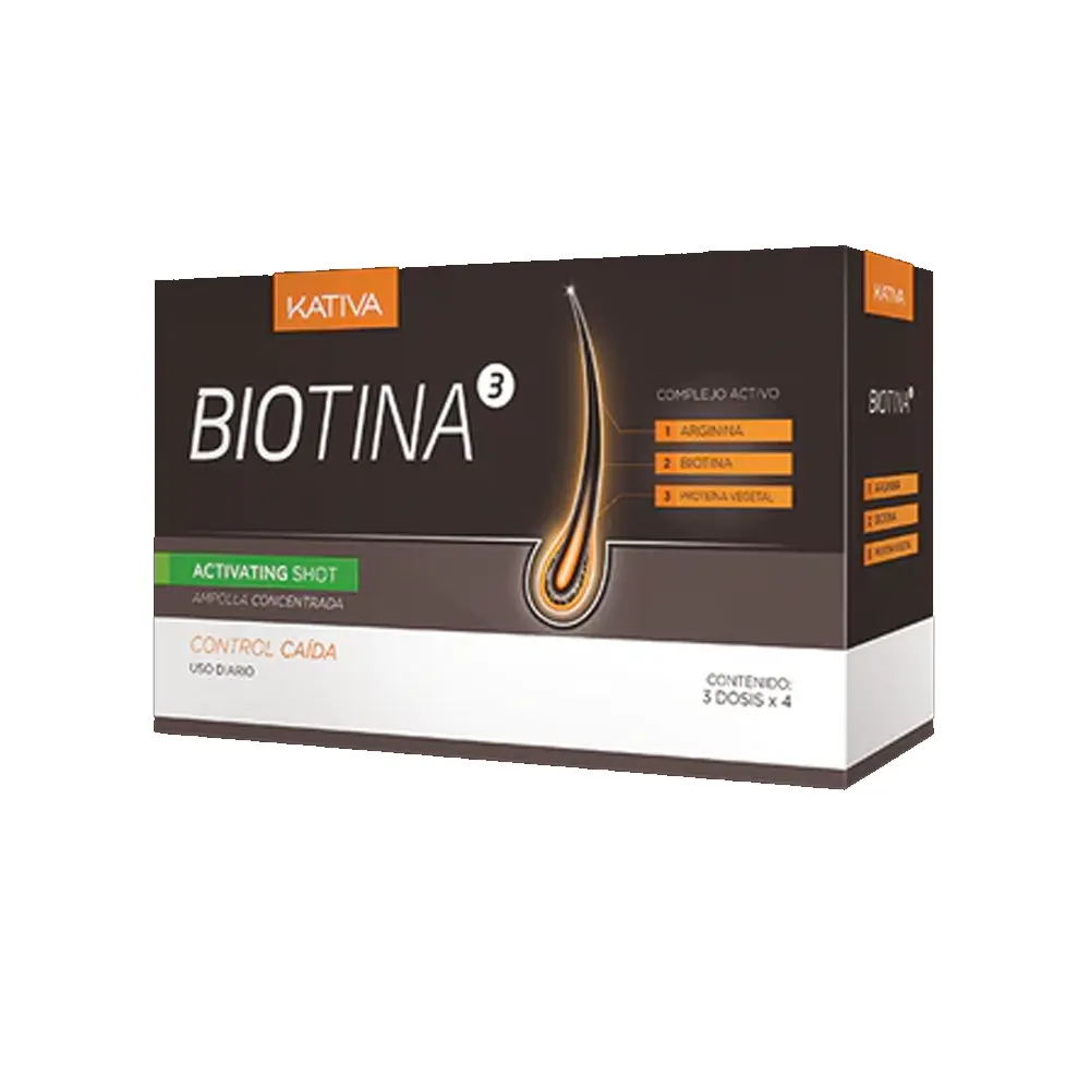 Kativa Biotina Activating Shot 4Mlx6
