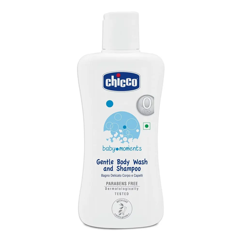 Chicco Baby Moments Gentle Body Wash And Shampoo 200Ml