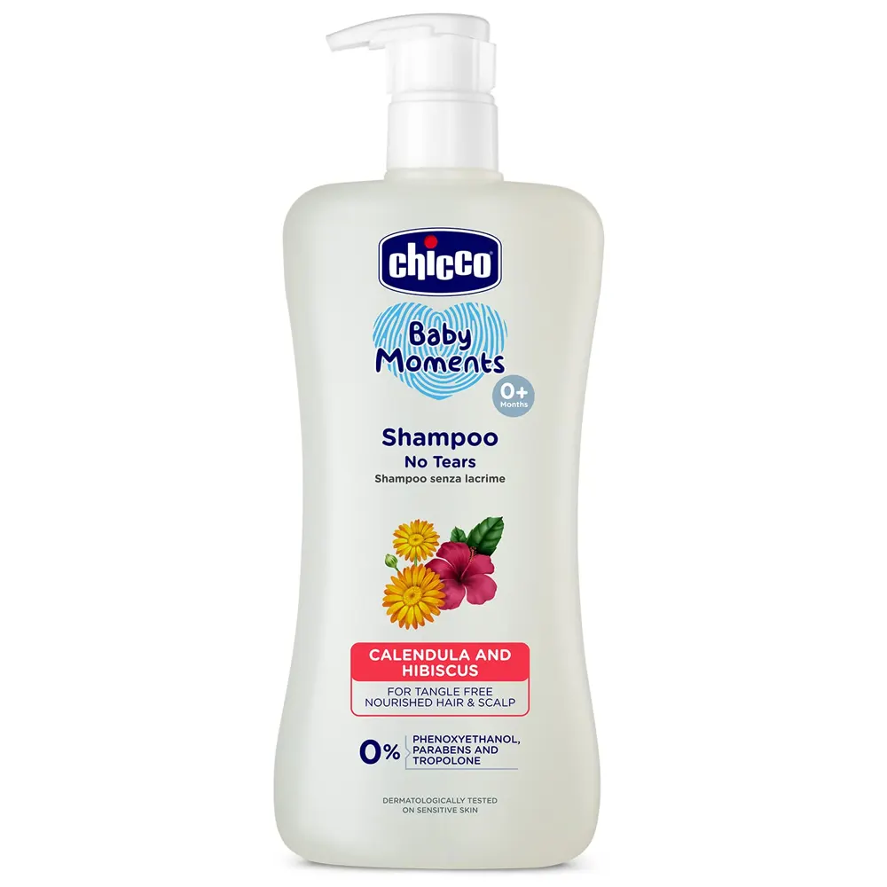 Chicco Baby Moments Shampoo No Tears Calendulaq And Hibiscus 200Ml