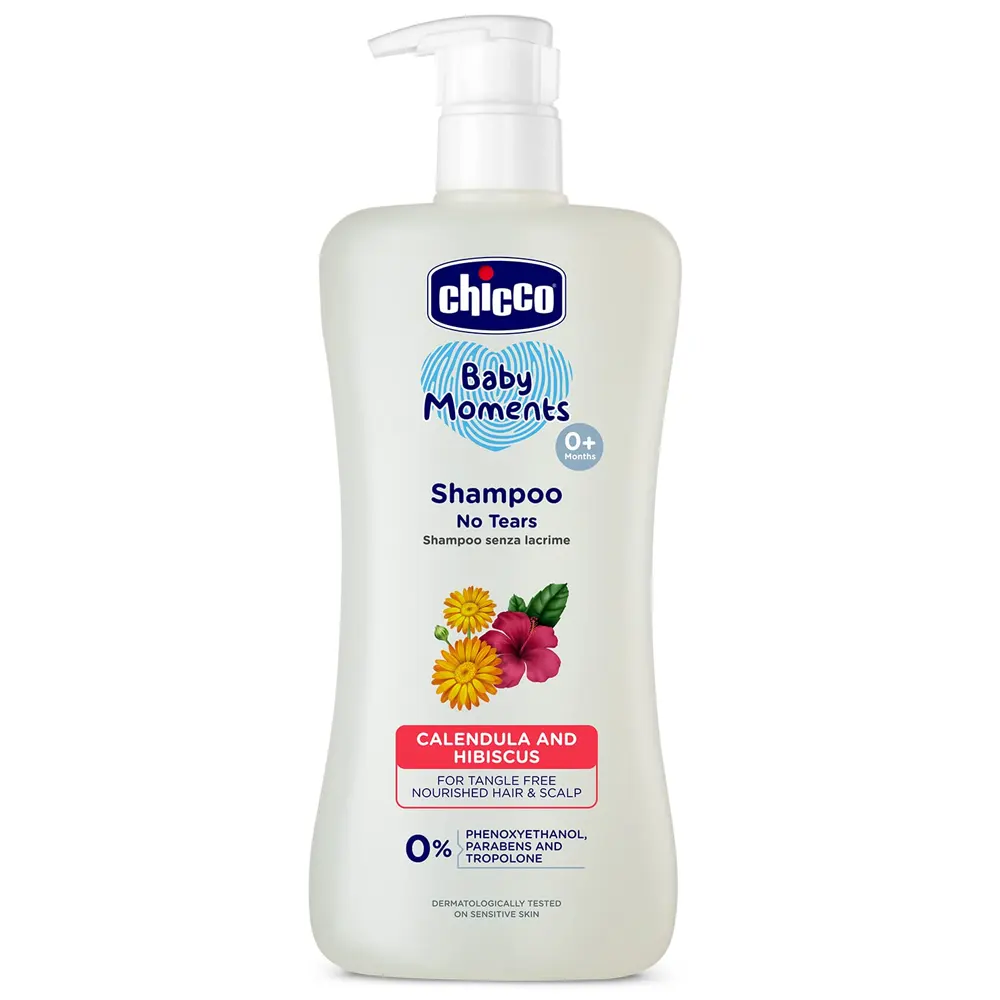 Chiccoi Baby Moments Shampoo Calendula And Hibiscus 500Ml