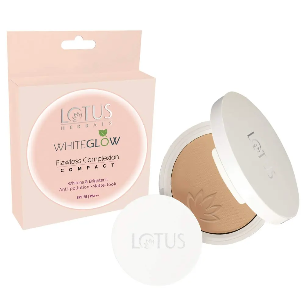 Lotus Whiteglow Flawless Complexion Compact Rich Ivory (Wgc1) 10G