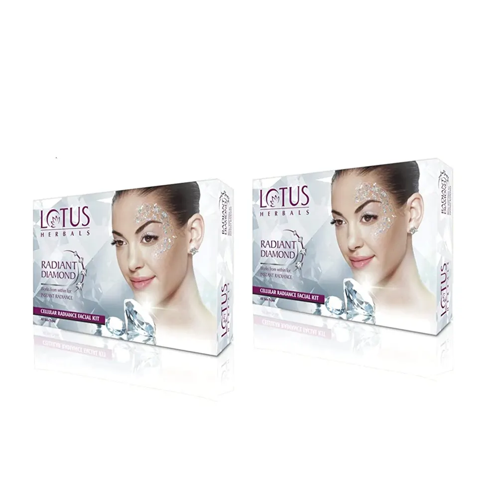 Lotus Herbals Radiant Diamond Facial Kit Pack Of 2