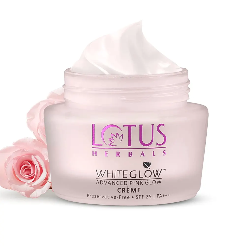 Lotus Herbals White Glow Advanced Pink Glow Creme Spf25 50G