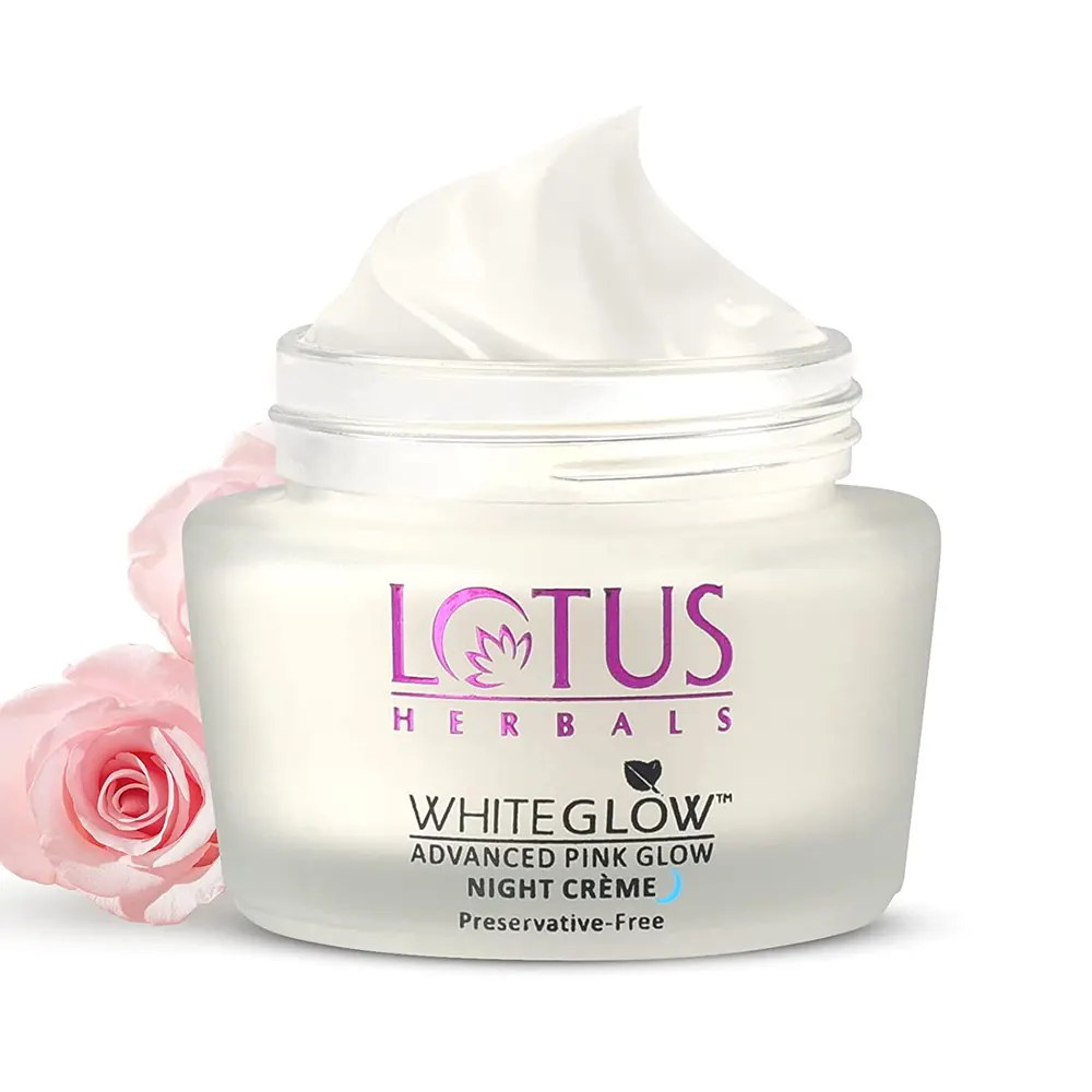 Lotus Herbals White Glow Advanced Pink Glow Night Creme Spf25 50G