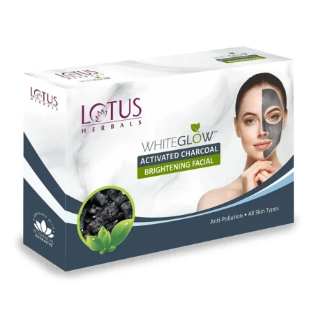 LOTUS WHITEGLOW ACTIVATED CHARCOAL BRIGHTENING FACIAL KIT